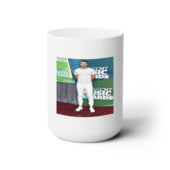 Sam Hunt Ceramic Mug White 15oz Sublimation With BPA Free