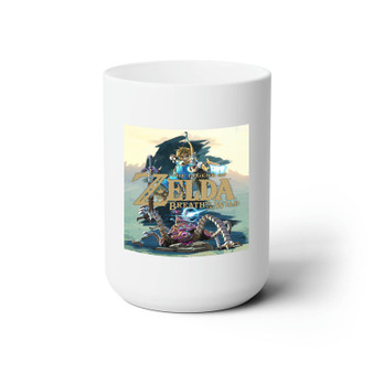 The Legend of Zelda Breath of the Wild Ceramic Mug White 15oz Sublimation With BPA Free