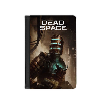 Dead Space Game PU Faux Leather Passport Cover Black Wallet Holders Luggage Travel
