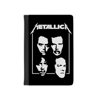 Metallica PU Faux Leather Passport Cover Black Wallet Holders Luggage Travel