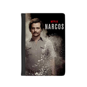 Narcos PU Faux Leather Passport Cover Black Wallet Holders Luggage Travel