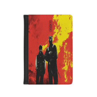 Twenty One Pilots Overcompensate PU Faux Leather Passport Cover Black Wallet Holders Luggage Travel