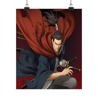 Atomic Samurai Art Print Satin Silky Poster Home Decor