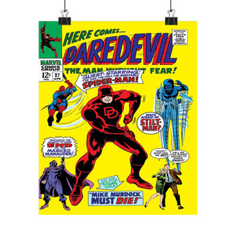 Daredevil Art Print Satin Silky Poster Home Decor