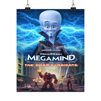 Megamind vs The Doom Syndicate Art Print Satin Silky Poster Home Decor