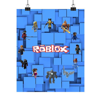 Roblox Game Art Print Satin Silky Poster Home Decor