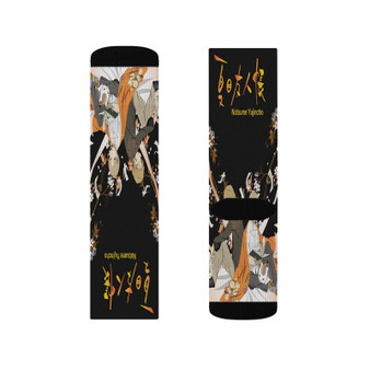 Natsume Y jin Ch Go Sublimation Socks Polyester Unisex Regular Fit White