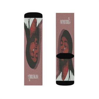 PARTYNEXTDOOR Sublimation Socks Polyester Unisex Regular Fit White