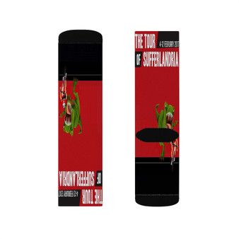 Tour of Sufferlandria 2017 Sublimation Socks Polyester Unisex Regular Fit White