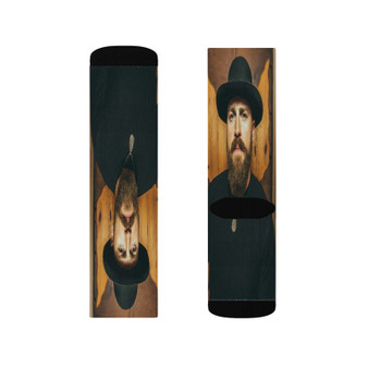 Zac Brown Sublimation Socks Polyester Unisex Regular Fit White