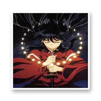 InuYasha White Transparent Kiss-Cut Stickers Vinyl Glossy