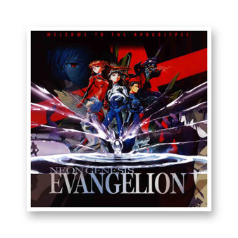 Neon Genesis Evangelion White Transparent Kiss-Cut Stickers Vinyl Glossy