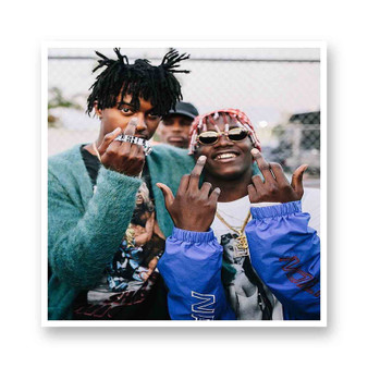 Playboi Carti and Lil Yachty White Transparent Kiss-Cut Stickers Vinyl Glossy