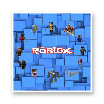 Roblox Game White Transparent Kiss-Cut Stickers Vinyl Glossy