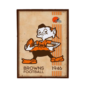 Cleveland Browns NFL 1946 Polyester Velveteen Plush Blanket Bedroom Family