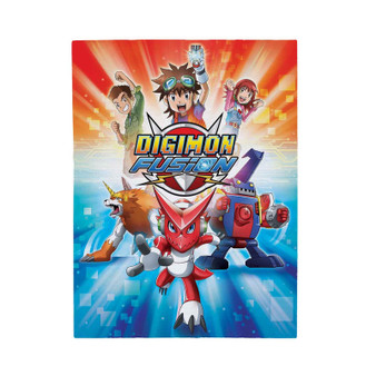 Digimon Fusion Polyester Velveteen Plush Blanket Bedroom Family