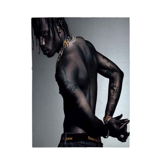 Travis Scott Music Polyester Velveteen Plush Blanket Bedroom Family