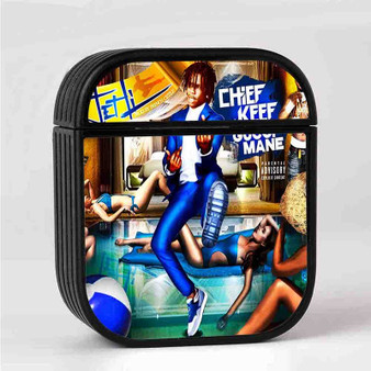 Chief Keef Feat Gucci Mane Jet Li Case for AirPods Sublimation Hard Durable Plastic Glossy
