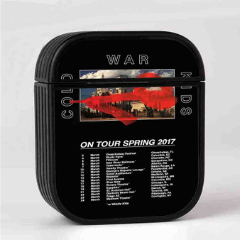 Cold War Kids Tour 2017 Case for AirPods Sublimation Hard Durable Plastic Glossy