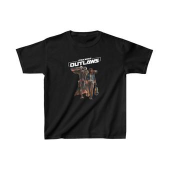 Star Wars Outlaws Kids T-Shirt Clothing Heavy Cotton Tee