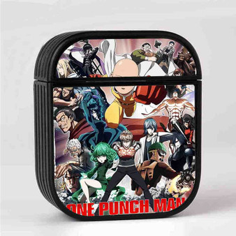 One Punch Man Case for AirPods Sublimation Hard Durable Plastic Glossy