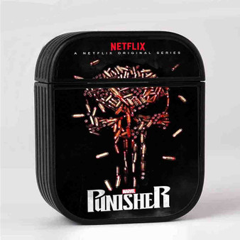 Punisher Case for AirPods Sublimation Hard Durable Plastic Glossy