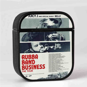 Rubba Band Busines The Tour Case for AirPods Sublimation Hard Durable Plastic Glossy