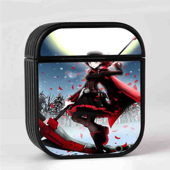RWBY Ruby Case for AirPods Sublimation Hard Durable Plastic Glossy