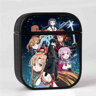 Sword Art Online Case for AirPods Sublimation Hard Durable Plastic Glossy