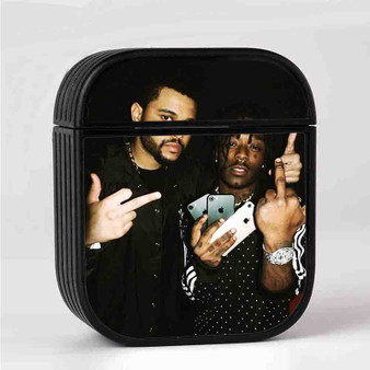 The Weeknd and Lil Uzi Vert Case for AirPods Sublimation Hard Durable Plastic Glossy