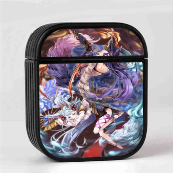 Yuel and Sochie Granblue Fantasy Case for AirPods Sublimation Hard Durable Plastic Glossy
