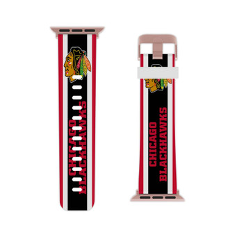 Chicago Blackhawks NHL Professional Grade Thermo Elastomer Replacement Apple Watch Band Straps