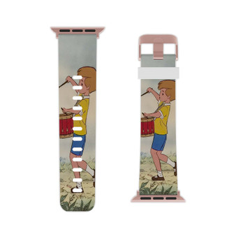Christopher Robin Winnie The Pooh Professional Grade Thermo Elastomer Replacement Apple Watch Band Straps