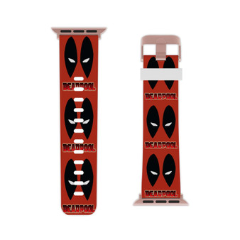 Deadpool Face Professional Grade Thermo Elastomer Replacement Apple Watch Band Straps