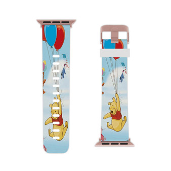 Disney Winnie The Pooh Balloons and Friends Professional Grade Thermo Elastomer Replacement Apple Watch Band Straps