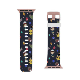 Dustin Stranger Things Professional Grade Thermo Elastomer Replacement Apple Watch Band Straps