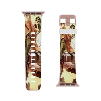 Eren Yeager Shingeki no Kyojin Professional Grade Thermo Elastomer Replacement Apple Watch Band Straps