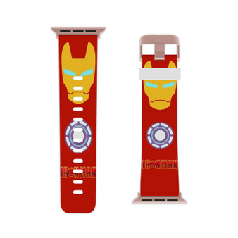 Iron Man Superheroes Professional Grade Thermo Elastomer Replacement Apple Watch Band Straps