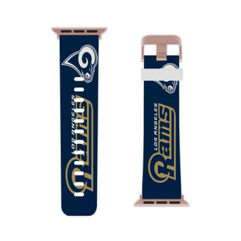 Los Angeles Rams Professional Grade Thermo Elastomer Replacement Apple Watch Band Straps