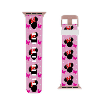 Minnie Mouse Disney Professional Grade Thermo Elastomer Replacement Apple Watch Band Straps