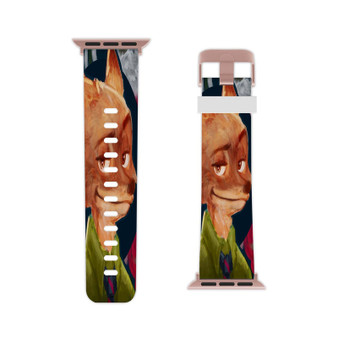 Nick Wilde Zootopia Disney Professional Grade Thermo Elastomer Replacement Apple Watch Band Straps