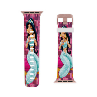 Princess Jasmine Disney Aladdin Professional Grade Thermo Elastomer Replacement Apple Watch Band Straps