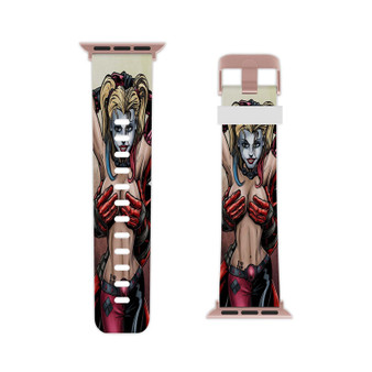 Sexy Harley Quinn Deadpool Professional Grade Thermo Elastomer Replacement Apple Watch Band Straps