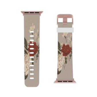 Shawn Mendes Flowers Professional Grade Thermo Elastomer Replacement Apple Watch Band Straps