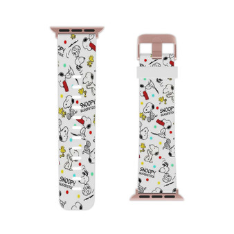 Snoopy and Woodstock Professional Grade Thermo Elastomer Replacement Apple Watch Band Straps