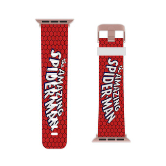The Amazing Spiderman Professional Grade Thermo Elastomer Replacement Apple Watch Band Straps