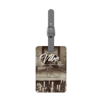 2 Chainz It s A Vibe feat Ty Dolla Sign Trey Songz Jhene Aiko Polyester Saffiano Rectangle White Luggage Tag Card Insert