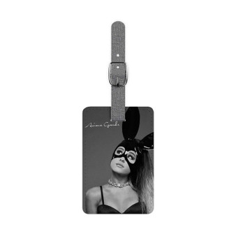 Ariana Grande Quality Polyester Saffiano Rectangle White Luggage Tag Card Insert