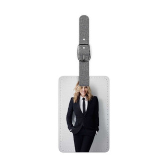 Diana Krall Best Polyester Saffiano Rectangle White Luggage Tag Card Insert