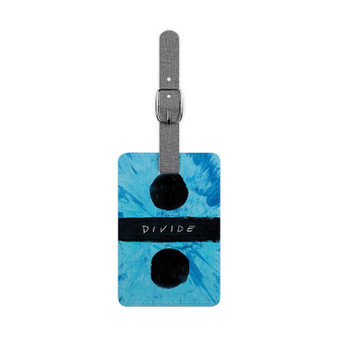 Ed Sheeran Divide Polyester Saffiano Rectangle White Luggage Tag Card Insert